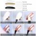 GZMAYUEN Chrome Nail Powder Set - 6 Colors Mirror Effect Metallic Pigment for Stunning Nails | International Shipping Available - Buy Online on GoSupps.com