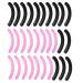 Eyelash Curler Pads 30 Pieces Eyelash Curler Refill Silicone Eyelash Curler Pads Eyelash Curler Refill Pads Eyelash Curler Replacement Pads for Universal Eyelash Curlers