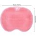 Jinmen 3-Piece Silicone Shower Foot Scrubber Set - Non-Slip Body Brush with Suction Cup - Gentle Exfoliation for Women - Easy Dead Skin Removal - Red - Buy Online on GoSupps.com