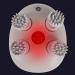 ifcow Electrical Scalp Massager Portable 4-Head Handheld Device for Stress Relief & Hair Growth | Buy Internationally - Buy Online on GoSupps.com
