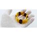 Natural Baltic Amber Stretch Bracelet - Handmade Multicolor Amber Jewelry from Certified Amber Beads - Buy Online on GoSupps.com