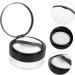 FOYTOKI 2pcs Elastic Mesh Loose Powder Box DIY Powder Case Travel Powder Case Makeup Powder Case Abs Black - Buy Online on GoSupps.com