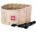 Goldmille Decompression Back Belt Lumbar Spine Support - One Size (29-49 Waist) Beige - Buy Online on GoSupps.com