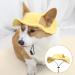AAED Pet Fishing Hat - Dog Sun Protection Hat (Size S) | Yellow Dog Hat for Ultimate Sun Safety - Buy Online on GoSupps.com