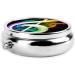Colorful Music Notes Mini Round Pill Box | 3 Compartment Pill Organizer for Travel Home & Office - Buy Online on GoSupps.com