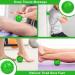 Uraqt Fascia Massage Balls Set - 2 Small Hedgehog Balls for Muscle Tension Relief | Ideal for Feet Back Neck & Hands (Green) - Buy Online on GoSupps.com