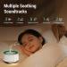 Fitniv White Noise Machine with Adjustable Baby Night Light | 14 High Fidelity Soundtracks | Timer & Memory Feature | Plug-in Baby & Adult Sleep Sound Machine - Buy Online on GoSupps.com