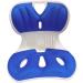 MERIGLARE Lumbar Support Pillow for Sitting Comfort Blue - Buy Online on GoSupps.com