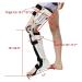 Adjustable Hip Joint Fixation Bracket | Breathable Knee Foot Support | Universal Thigh Knee Immobilizer Protector for Left/Right Leg | Stabilizer Splint 23.7.28s - Buy Online on GoSupps.com