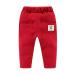 Mud Kingdom Little Boys Fleece Pants Tight Fit Warm Winter 3 Years Anchor Red