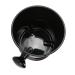Black Plastic Shaving Bowl & Soap Dish - Men's Shaving Foam Cream Bowl for Effortless Grooming | International Shipping - Buy Online on GoSupps.com