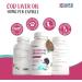 180 Cod Liver Oil Capsules for Dogs & Cats - High Strength 410mg Gel Capsules - Joint, Skin, and Coat Health Support - UK Made (6 Months Supply) - Buy Online on GoSupps.com