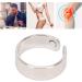 Adjustable Silver Fatigue Relief Magnetic Ring - Stylish Metal Jewelry Accessories - Buy Online on GoSupps.com