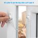 10Pcs Window Restrictor Locks for Kids Window Restrictors UPVC Baby Security Window Locks with Screws Keys for Baby Child Children Safety Window Locks Door Locks for Home Public School and Commercial 10pcsWhite - Buy Online on GoSupps.com