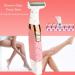 Women's Electric Shaver Bikini Trimmer & Hair Remover - Painless Rechargeable Wet/Dry Razor for Face, Body & Bikini Area - Includes Combs (Pink) - Buy Online on GoSupps.com