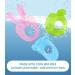 Water Teether 3-Pack for Babies 0-6 Months | BPA-Free Teething Toys - Hand & Foot Series Teether 01 - Buy Online on GoSupps.com