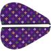 Hair Towel Wrap - Quick Drying Turban & Button Design | Purple Mardi Gras Hair Drying Towel - Buy Online on GoSupps.com