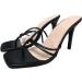 XTZYGLFD Women's Fashion Trekking Sandals - Super High Heel Tanga Monochrome Beach Shoes - Black Size 5 UK - Buy Online on GoSupps.com