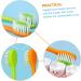 Skisuno 4-Piece Carrot Toothbrush Set | Whole Mouth Dental Care for Kids | Brightening & Thorough Cleaning Oral Care - Buy Online on GoSupps.com