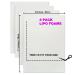 Lipo Foam 4 Pack - Post-Surgical Ab Board for Compression Garments - 8X11 White - Buy Online on GoSupps.com