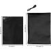 Feminine Personal Disposal Bags - 100 Pack Black Opaque 15.2 x 20.3 cm Discreet Tampon & Bandage Disposal - International Shipping - Buy Online on GoSupps.com