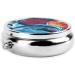 Dolphin Printed Mini Round Pill Box | 3 Compartment Travel Organizer | Portable Medicine Case for Home & Office - Buy Online on GoSupps.com