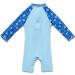 BONVERANO Baby Boy Long Sleeve UV Protection Swimsuit - Sea Turtle, 3 Months - Buy Online on GoSupps.com