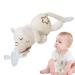 Bitong pacifier holder soft toy pacifier holder animal-cuddly pacifier holder beautiful soft skin-friendly pacifier holder for children aged 0 6 months elephant