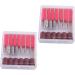 Housoutil 2 Sets Nail Grinding Head Acrylic Nails Nail Drill Sanding Bands Stainless Steel Candy Hair Bow Manicure Tools Incra Tools Manicure Drill Corundum Drill Set 7x6x2cm Assorted Color - Buy Online on GoSupps.com