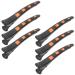 Duckbill Hair Clip Safe DIY Craft Convenient for Use Sectioning Clips No Slip for Salon Hair Styling for Applying Facial for Haircut(Orange)