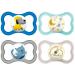 MAM Day & Night MAM Air Silicone Pacifier 6-16 Boy MAM Air Night // Set of 4 // incl. 2 sterilized transport boxes
