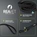 Reavet 5m Waterproof Dog Leash - Robust Black Training Line with Padded Handle for All Dog Sizes - Buy Online on GoSupps.com