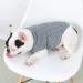 Gojiny Dog Sweater Vest - Warm Knitted Coat for Small Medium & Large Dogs - Soft Crocheted Jacket in Gray - Buy Online on GoSupps.com