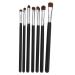 Baluue 21 Pcs Eye Makeup Brushes Daily Use Makeup Brush Clear Milk Carton Bridal Headband Hen Black Wood