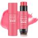 Creamy Blush Stick Buildable & Blendable Finish Luxurious Adds Shimmer Easy To Use On The Go Easy To Use Blends Effortlessly Cream Blush Makeup for All Skin Tones (B) - Buy Online on GoSupps.com