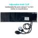Scian Manual Blood Pressure Cuff Aneroid Sphygmomanometer with Adult Cuff and Dual Head Stethoscope - Professional BP Kit for Nurses & Doctors in Black - Buy Online on GoSupps.com