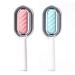 2 pieces of animal hair removal comb with water tank 4-in-1 cat brush with water tank multifunctional pet cleaning brush ideal for massage care and hair removal Blue+Pink