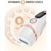 Glattol IPL Laser Hair Removal Device - 3-in-1, Whole Body Use, Effective & Long Lasting - 9 Levels, 999,900 Flashes, 2 Flash Modes - For Women and Men - White - Buy Online on GoSupps.com