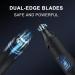 DiktoYou Rechargeable 2-in-1 Ear and Nose Hair Trimmer - Painless Grooming Tool for Men and Women - USB Electric, IPX7 Waterproof - Grey - Buy Online on GoSupps.com