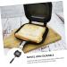 Zerodeko Breakfast Pan Skillet Mini Waffle Mini Grill Waffle Maker Burger Buns Toast Non Stick Pan Evil Eye Cup Milk Heating Pot Tortilla Maker Sandwich Cooker Household Mold Aluminum Alloy - Buy Online on GoSupps.com