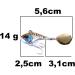 Njord Kalastus Jig Spinner Set - 5x Rustproof Spinnerbait for Perch Trout Pike & Catfish | Selectable Weights: 9g 14g 16g 22g | Premium Fishing Gear - Buy Online on GoSupps.com
