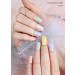 Foyute Semi Cured Gel Nail Strips 20 Pcs Soft Self-Adhesive Gel Nail Polish Wraps Sticker for Salon-Quality Manicure Set Long Lasting Easy to Apply & Remove Nail File & Wooden Stick (Rainbow) - Buy Online on GoSupps.com
