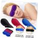 Hemoton 4pcs Blackout Sleep Masks for Uninterrupted Sleep - Nap Blindfold Eyeshade Set for Travel - Polyester Cloth Material - Buy Online on GoSupps.com