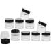 30ml Clear Glass Jar with Plastic Lid - Kosmetex Empty Jar - Set of 10 Black Jars for Cosmetics & Storage - Buy Online on GoSupps.com