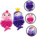 FRCOLOR 8 Pcs Bath Balls - Shower Luffa Body Scrubber & Mesh Pouf for Kids & Adults - Buy Online on GoSupps.com