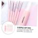 Buy Eye Shadow Brush Set - Eyeliner & Makeup Brush Holder Kits | Pink ABS Handle | International Shipping - Buy Online on GoSupps.com