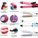 Buy 2-in-1 Ceramic Hair Straightener & Curler - Fast Heating Hair Styling Tools for All Hair Types (Red) - International Shipping Available - Buy Online on GoSupps.com