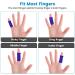 Ednyzakrn 20-Piece Finger Protection Set | Stretchy Bandages for Arthritis Injury & Basketball | Blue Finger Covers for Swelling and Trigger Finger - Buy Online on GoSupps.com