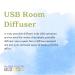 Aura Cacia USB Room Diffuser - No Water Needed, Includes 5 Replacement Wicks | Essential Oil Diffuser - Buy Online on GoSupps.com