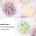 FOMIYES 4pcs Pure Flower Bath Balls - Mesh Shower Pouf & Loofah Set for Body Cleaning - Buy Online on GoSupps.com